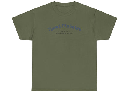 T-Shirt Type 1 Diabetes Awareness Shirt 'It's an autoimmune thing'