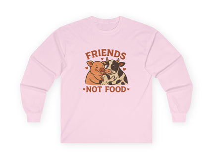 Friends Not Food Long Sleeve Tee - Unisex Ultra Cotton