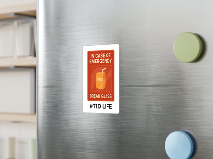 T1D Life Emergency Juice Vinyl Decal - Sticker