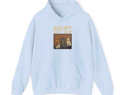 Adopt Don't Shop Hoodie | Unisex Heavy Blend Sweatshirt for Animal Lovers