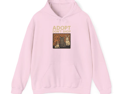 Adopt Don't Shop Hoodie | Unisex Heavy Blend Sweatshirt for Animal Lovers