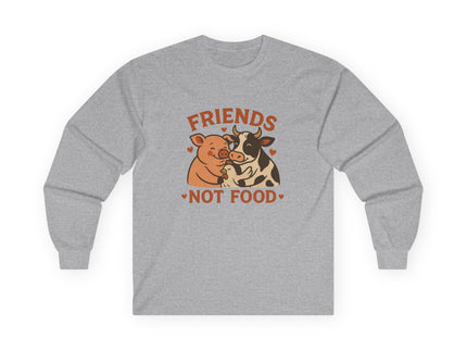 Friends Not Food Long Sleeve Tee - Unisex Ultra Cotton