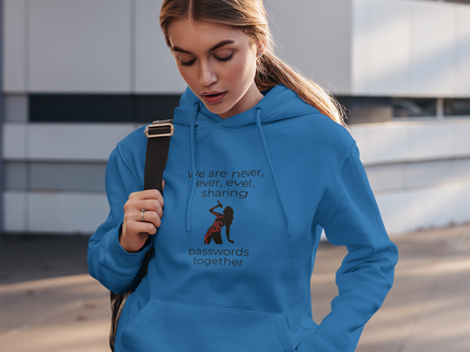 Never Ever Share Your Password - Cybersecurity Awareness Hoodie