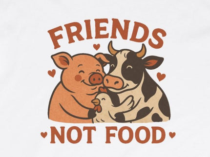 Friends Not Food Long Sleeve Tee - Unisex Ultra Cotton
