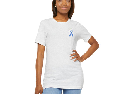 Type 1 Diabetes Awareness T‑Shirt – Blue Ribbon Heart Tee