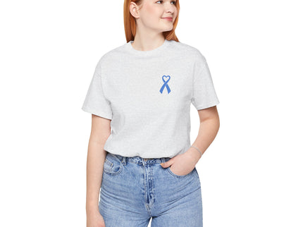 Type 1 Diabetes Awareness T‑Shirt – Blue Ribbon Heart Tee