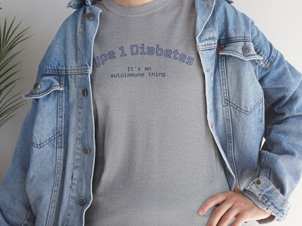 T-Shirt Type 1 Diabetes Awareness Shirt 'It's an autoimmune thing'