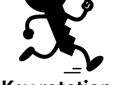 Key rotation is my cardio - Sticker