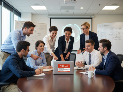 Hello My Name Is Encrypted Sticker